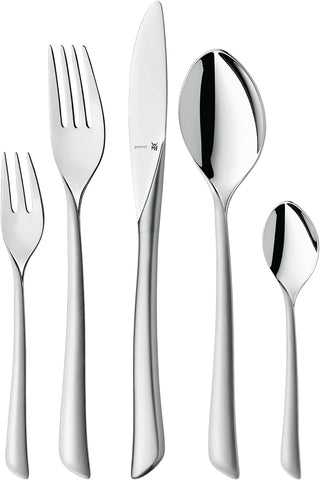 Image of Cutlery Set 30-Pieces for 6 Persons Virginia Cromargan Protect Steel Extremely Scratch Resistant with Inserted Blade