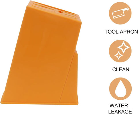Image of Kitchen Knife Set Block Knife Set Plastic Knife Holder Knife Storage Organizer Universal Knife Block Knife Holder Counter for Home Restaurant