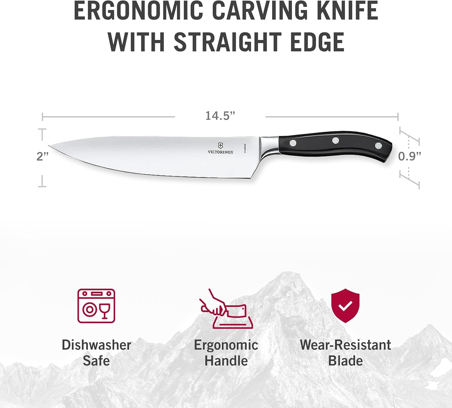 Grand Maître Carving Knife - Sharp, Ergonomic Knife for Precise Carving - 8.7"