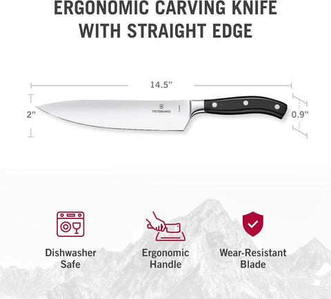 Image of Grand Maître Carving Knife - Sharp, Ergonomic Knife for Precise Carving - 8.7"