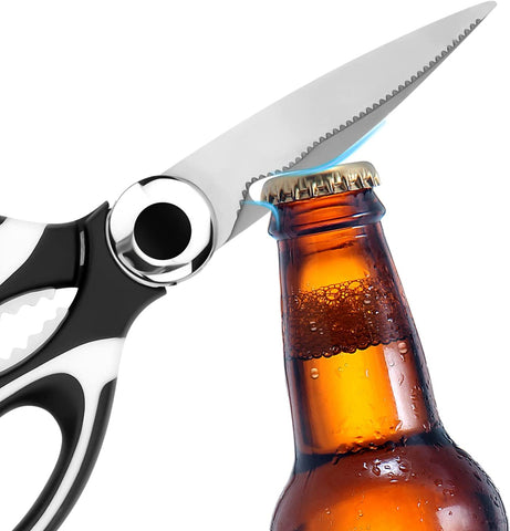 Image of Kitchen Shears,2-Pack Heavy Duty ,Dishwasher Safe Meat Kitchen Scissors for General Use for Chicken/Poultry/Fish/Meat
