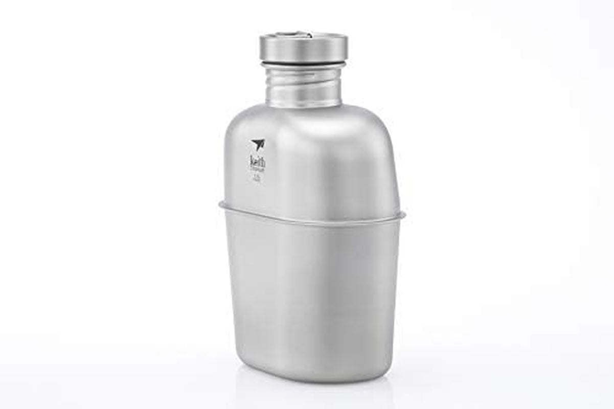 Ti3060 Canteen Mess Kit - New Ultralight Carrying Pouch ●●●●●●● Keith'S 18Th Anniversary: Exclusive Price!