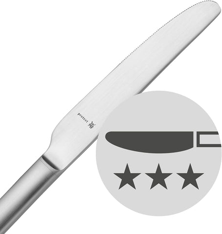 Image of Cutlery Set 30-Pieces for 6 Persons Virginia Cromargan Protect Steel Extremely Scratch Resistant with Inserted Blade