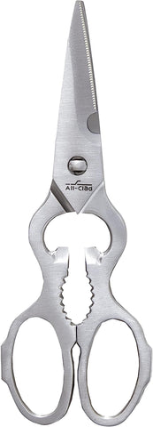 Image of Tools and Accessories Stainless Steel Kitchen Scissors 7.5 Inch Kitchen Tools, Kitchen Hacks Silver