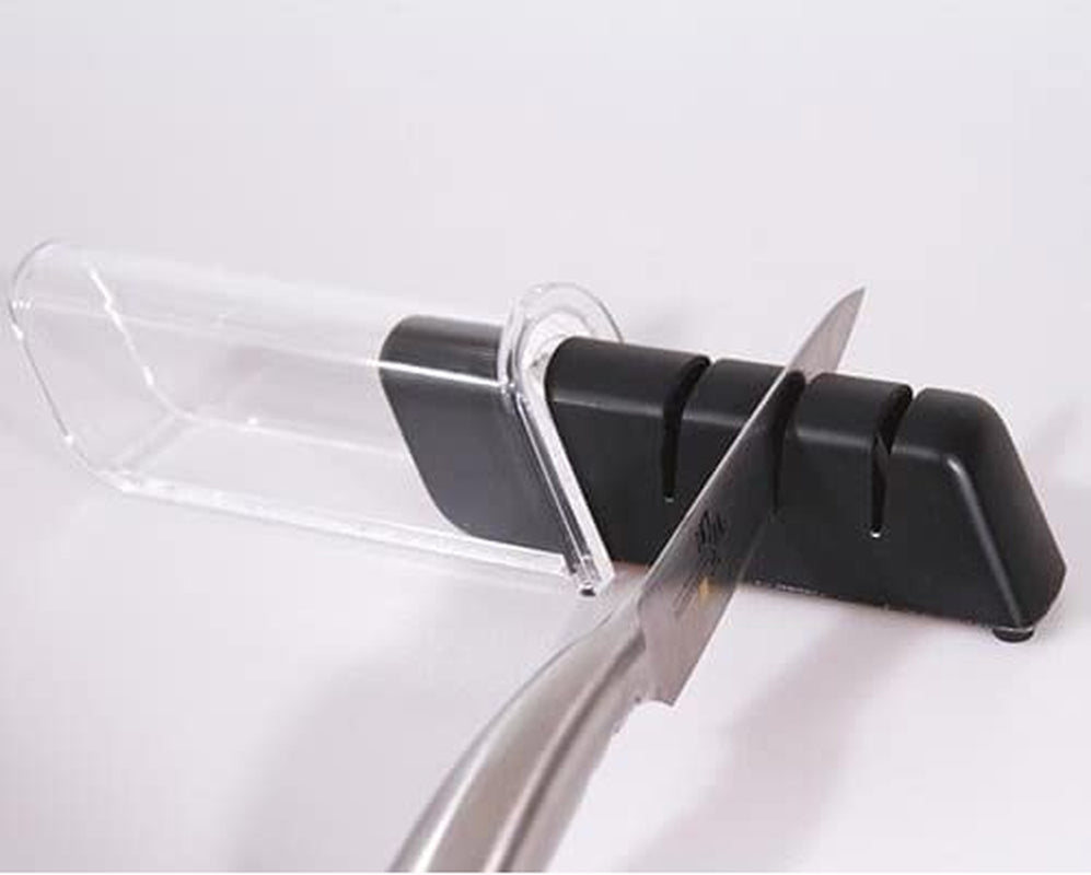 Seki Magoroku Diamond and Ceramic Sharpener (AP-0308), Black/White, 141 * 51 * 55 Mm (Length X Widthx Height)