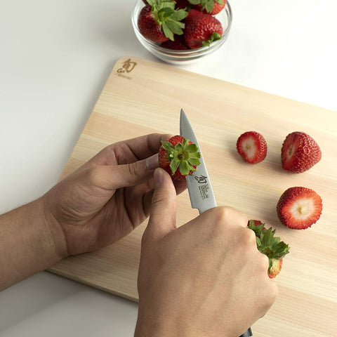 Image of Cutlery Classic Paring Knife 3.5", Small, Nimble Cooking Knife for Peeling, Coring, Trimming and More, Precise Cutting Knife, Handcrafted Japanese Kitchen Knife,Silver