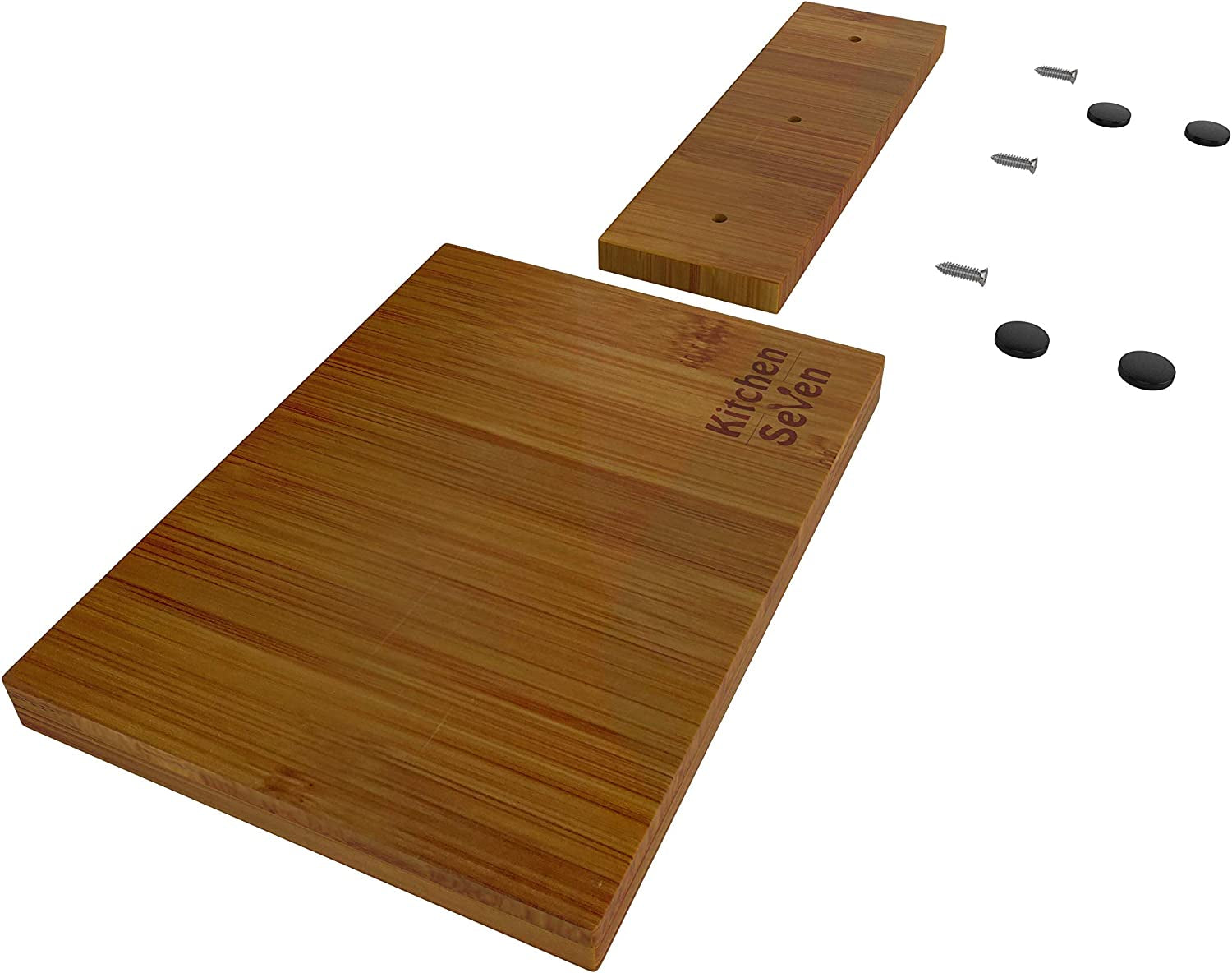 Knife Block Magnetic Knife Holder with 18 Powerful Magnetic Boards, 100% Pure Bamboo Large Capacity Knife Organizer Block, Double Side Strongly Magnetic  Utensil Display (Stand)