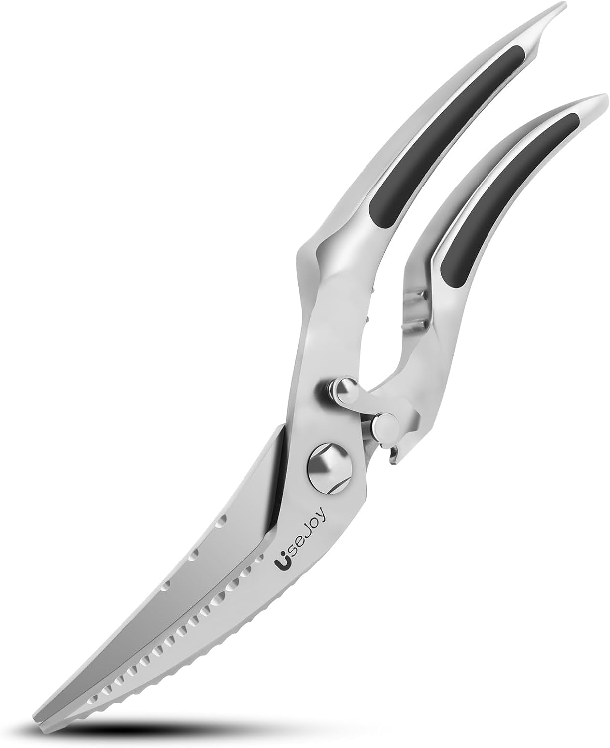 Professional Kitchen Scissors, Cooking Shears Scissors for Meat, Poultry Shears Heavy Duty, Stainless Steel Meat Scissors, Cooking Scissors for Chicken, Turkey, Fish,Bone