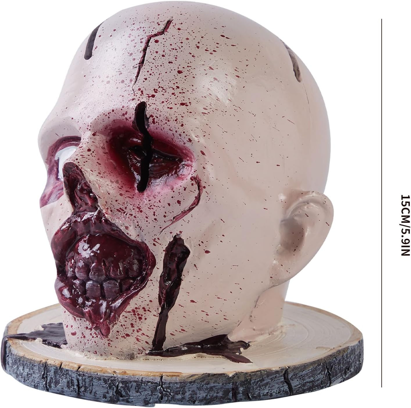 Skull Knife Holder for Kitchen,Skeleton Knife Stand, Resin Skull Knife Holder, Halloween Display Rack Skull Decor for Home Kitchen Decoration Gift