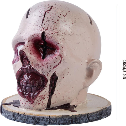 Image of Skull Knife Holder for Kitchen,Skeleton Knife Stand, Resin Skull Knife Holder, Halloween Display Rack Skull Decor for Home Kitchen Decoration Gift