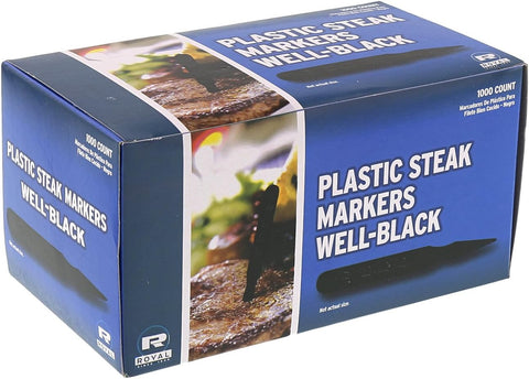 Image of Well Steak Marker-Black, Package of 1000