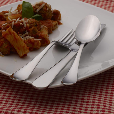 Image of Symmetry 20 18/0 Stainless Steel Flatware Set, 42-Piece