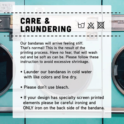 Image of Stayin' Alive Reflective Survival Bandana - 100% Cotton & Unique Bandanas - Made in the USA - Orange