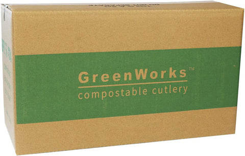 Image of 6" Compostable CPLA Cutlery Kits, BPI Certified,200 Sets (Fork, Spoon,Knife,Napkin 4 in 1) Individually Wrapped with Compostable Bags,Alternative to Plastic Disposable Utensils