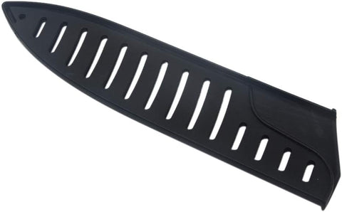 Image of Black Plastic Kitchen Knife Blade Protector Cover for 8 Inches Knife, 8 Inch Knife Sheath, 8 Inch Knife Cover Practical Black Protector for Knife Blade Kitchen Utensil