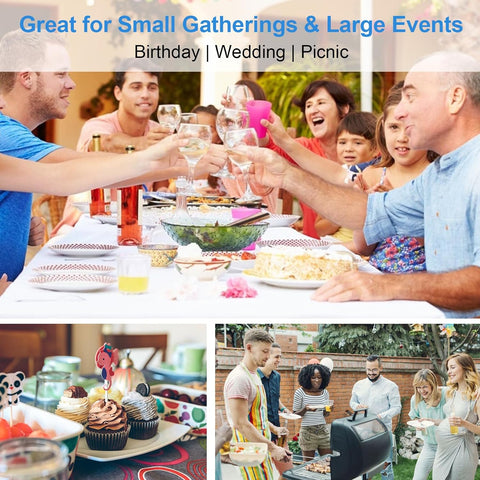 Image of Disposable Knives, 100 Counts Cutlery Set and Disposable Cutlery, Forks Spoons and Knives Set, Safe, Healthy and Non-Toxic for Daily Use and Gathering Parties, Restaurant Kitchen Utensils Set