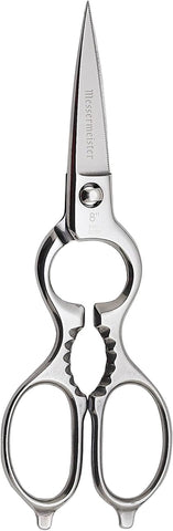 Image of 8-Inch Spanish Take-Apart Kitchen Scissors - Hot-Forged Shears from Spain - Inox Stainless Steel
