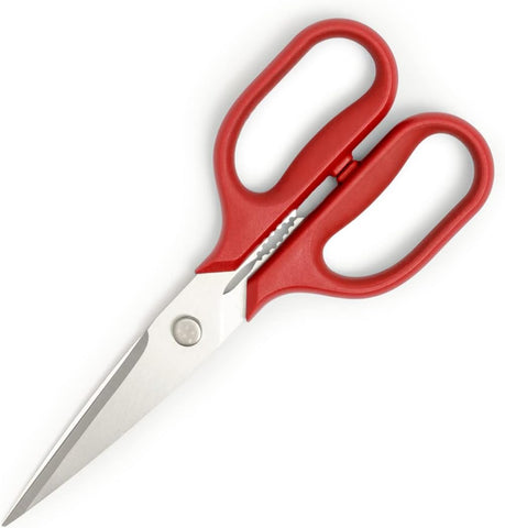 Image of Kitchen Scissors - Multipurpose Kitchen Shears - Heavy Duty Food Scissors - Dishwasher Safe Meat Scissors, Red