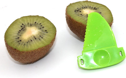Image of ® TH502 Green Kiwi Fruit Cut Digging Core Twister Slicer Kitchen Peeler Tool Cutter Device for Fruit Salad