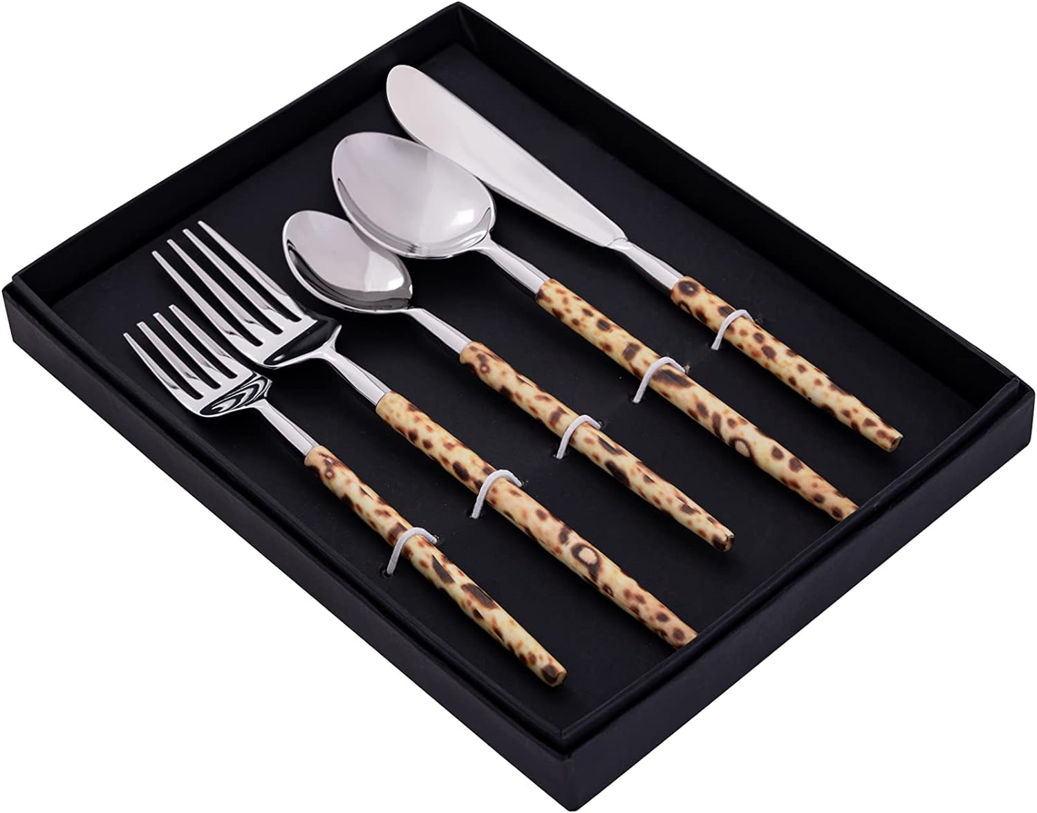 Leopard Print Cutlery Set