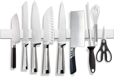 Image of Magnetic Knife Strip, 20 Inch Stainless Steel Magnetic Knife Holder for Wall, Knife Storage Bar, Knife Rack, Magnetic Tool Organizer, Home & Kitchen Accessories, Kitchen Utensil Holder