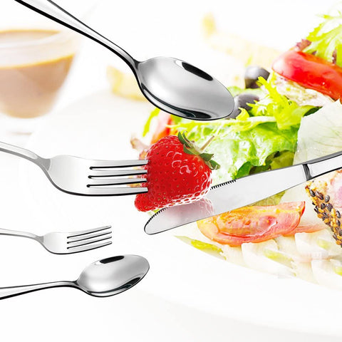 Image of Staintess Steel Salad Forks Set,6.7-Inch,12-Piece