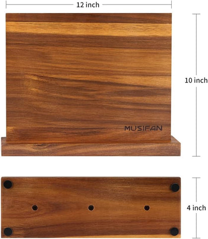 Image of Magnetic Knife Block - Magnetic Knife Holder - Magnetic Knife Stand- Cutlery Display Stand and Storage Rack