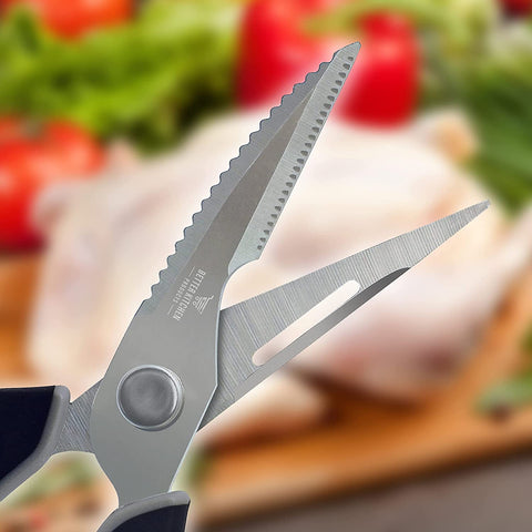 Image of 9" Premium Kitchen Shears with Detachable Blades by , Stainless Steel, All Purpose Come Apart Utility Scissors, Heavy Duty Kitchen Scissors, Meat Scissors, Poultry Shears
