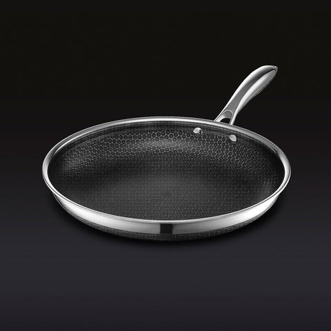 Image of Hybrid Nonstick Frying Pan, 12-Inch, Stay-Cool Handle, Dishwasher and Oven Safe, Induction Ready, Compatible with All Cooktops