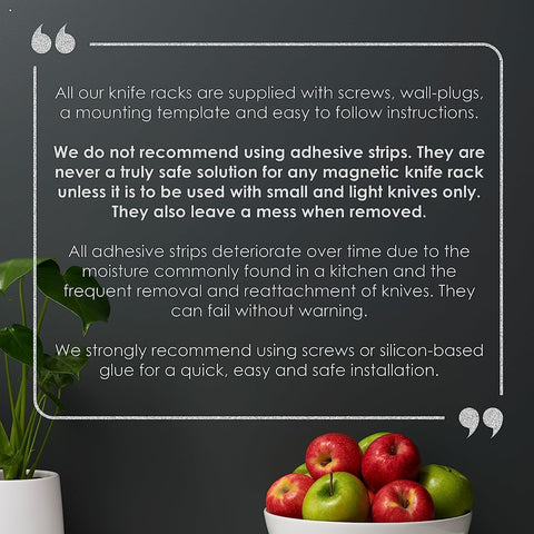 Image of Magnetic Knife Holder for Wall with Extra Strong Magnet - 16 Inch - Knife Magnetic Strip in Bamboo for Knives, Utensils and Tools - by