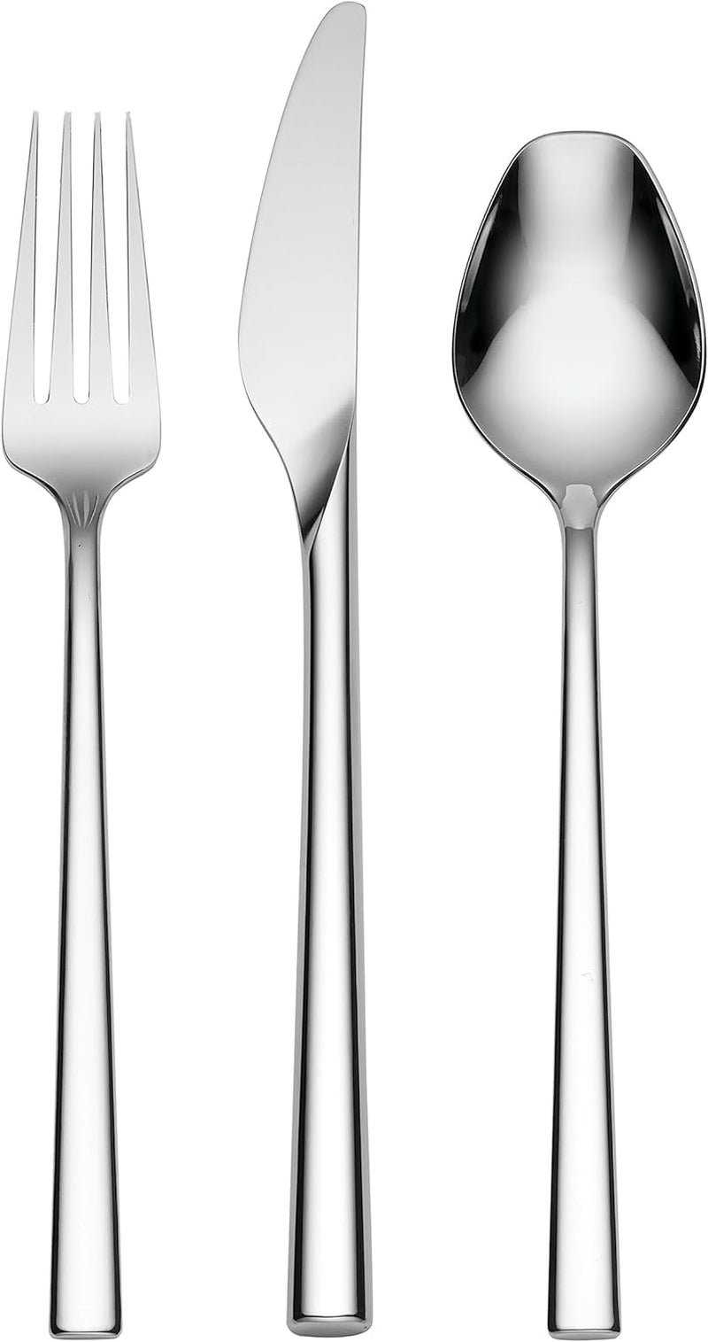 Lx Collective Piece Flatware Set, 26 Count, Metallic