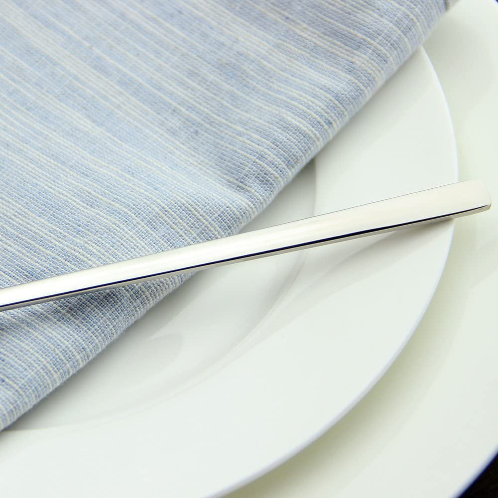 Tea Spoon, Aoo Long Handle Dessert Spoons,Set of 4