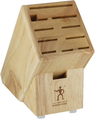 Image of HENCKELS Hardwood Knife Block, Knife Storage, 11-Slot