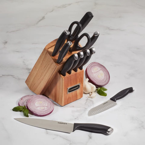 Image of C77SSB-12P Color Pro Collection 12 Piece Knife Block Set, Black