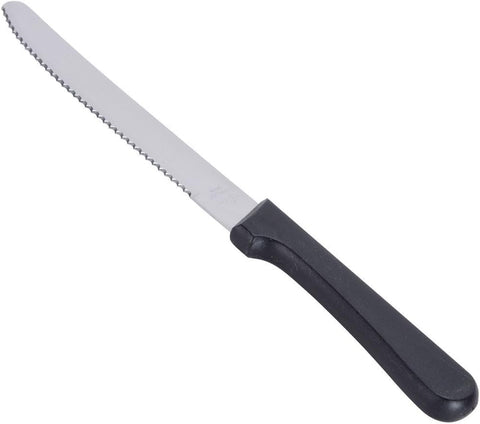 Image of Round Tip Steak Knife with Plastic Handle, 5 Inch Blade -- 12 per Case