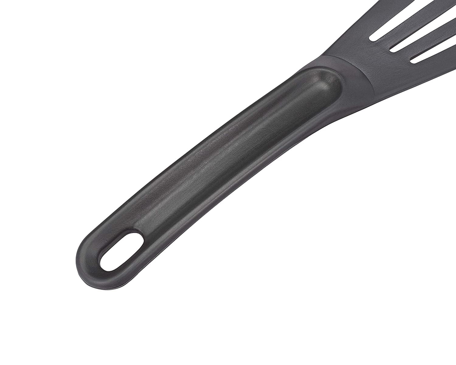 Bourgeat Exoglass® High Temperature Pelton Slotted Spatula, Professional Fish Turner, Safe for Nonstick Pans, Grey
