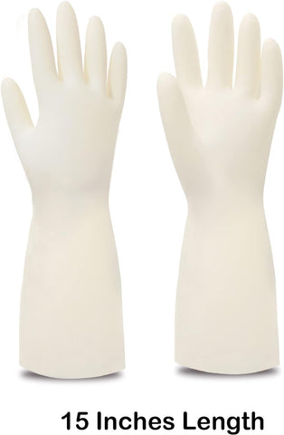 Image of Dishwashing Gloves,Cleaning Gloves,Kitchen Gloves, Dish Gloves,Rubber Gloves,Rubber Gloves for Dishwashing,3 Pairs.