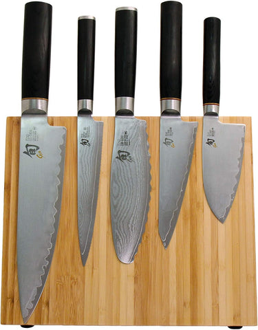Image of Bamboo Magnetic  - the Kitchen Magnetic  Has Revolutionized Storing and Displaying Your Knifes Both Elegantly, and Safely. This  Keeps Your Cutlery Close at Hand.