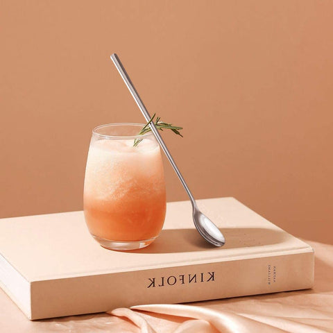 Image of Tea Spoon, Aoo Long Handle Dessert Spoons,Set of 4