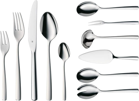 Image of Cutlery Set 66-Pcs. Boston, 54.2 X 29.6 X 21.5 Cm, Silver, Piece