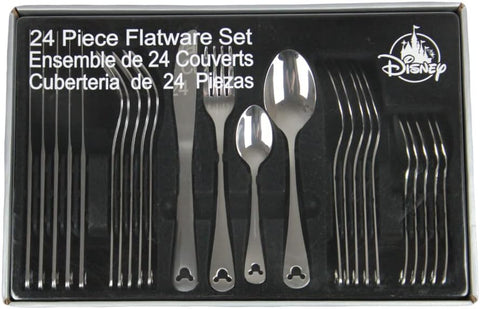 Image of Theme Park Exclusive Mickey Icon 24 Piece Flatware Set