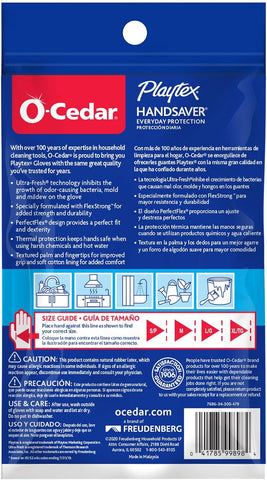 Image of Handsaver Rubber Gloves for Kitchen and Household Cleaning (6 Pairs)