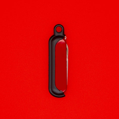 Image of Bundle of CHROME Swissqlip for 91Mm Victorinox Swiss Army Knife Models & Swisslinq Keychain Case for Classic SD Models (Multitools Not Included)