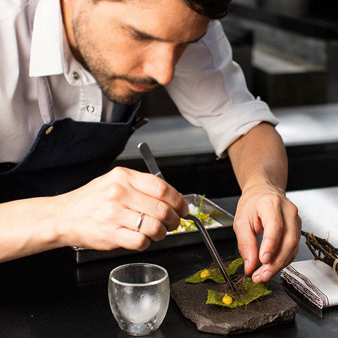 Image of Professional Chef Plating Kit, 10 Piece Culinary Plating Set, Black, Stainless Steel (10 Piece, Black)