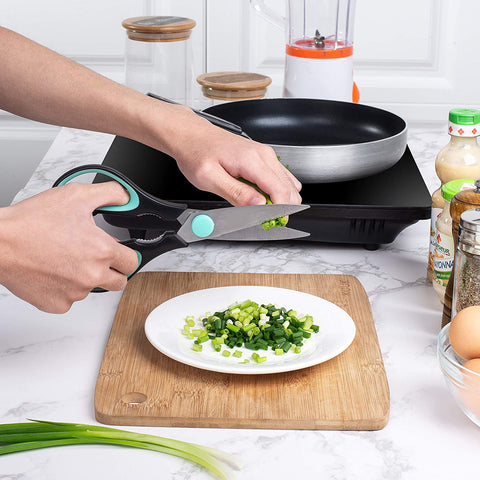 Image of - Kitchen Scissors, Kitchen Shears, 8 Inch Food Scissors, Kitchen Scissors Dishwasher Safe, Meat Scissors, Utility Scissors, Scissors Kitchen, Cooking Scissors, Meat Cutting Scissors