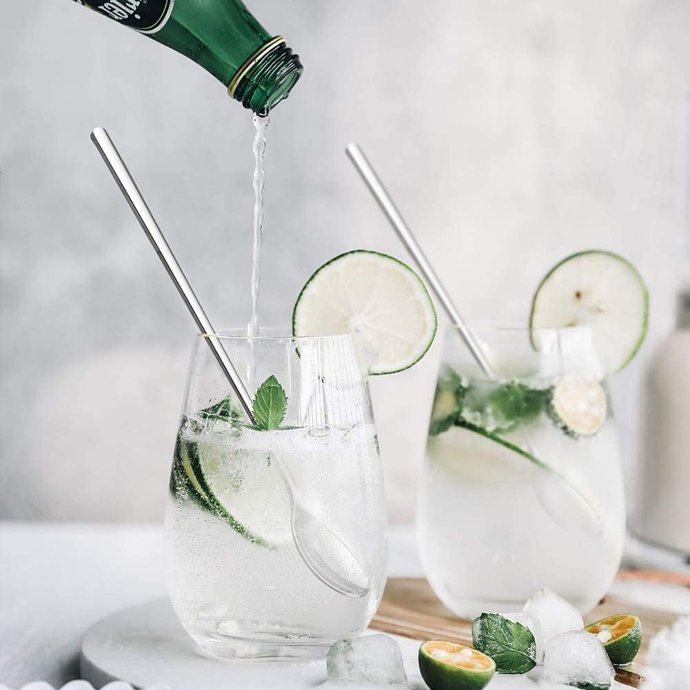 Tea Spoon, Aoo Long Handle Dessert Spoons,Set of 4