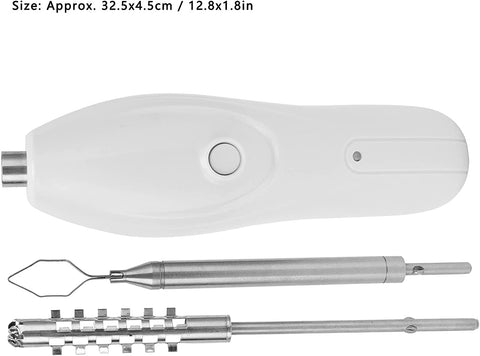 Image of Electric Fish Scaler, Multifunctional Fish Scale Scraper Remover Cleaner Seafood Descaler, Cordless Peeler Scaler with Replaceable Blade, Fruit Digging Vegetable Corer for Pepper, Bitter Gourd
