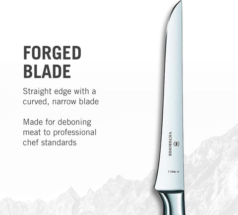Image of 7.7300.15G Grand Maitre Forged Boning Knife Brown 6 Inch