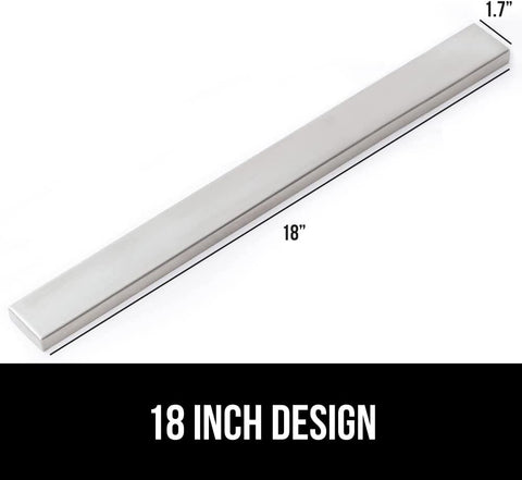 Image of The Original  Stainless Steel Magnetic Knife Holder, 18 Inch, Heavy Duty Magnet Strip for Knives, Wall or Refrigerator Mounted Bar, Easy Install Rack, Securely Store and Organize Kitchen