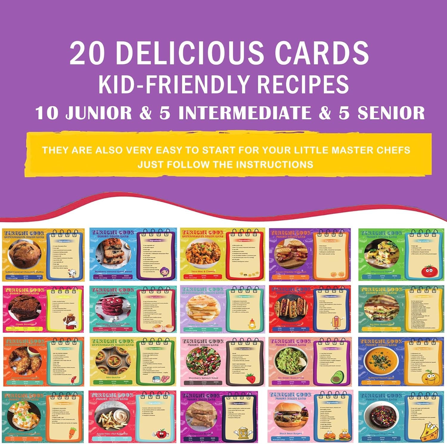 Kids Cooking Sets Real 43 Piece Baking Set with Organizer Carrying Case, Kids Cooking Utensils - Kid Safe Knife & Cooking Tools - Real Accessories & Utensils for the Curious Child